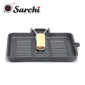 Cast Iron Square reversible griddle pan